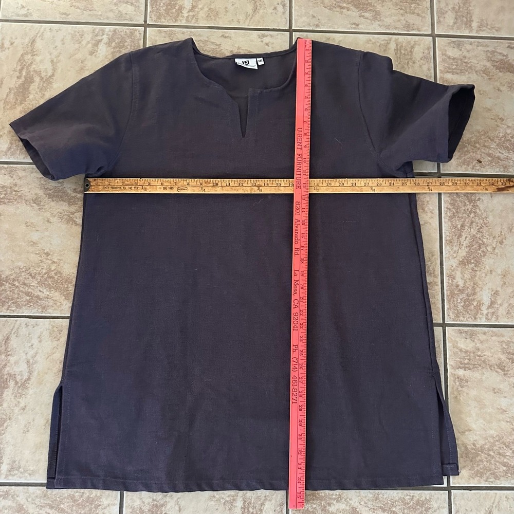 Burgschneider Gerold Tunic XXL Purple Cotton Canvas LARP Medieval Costume - Picture 7 of 7